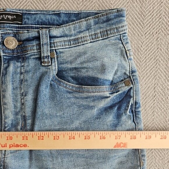 Abstract One Men’s Jeans Size 30x30 Blue Medium Wash Straight Stretch RN# 154176 - Picture 11 of 16